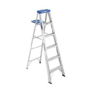   366 250 Pound Duty Rating Aluminum Stepladder, 6 Foot 