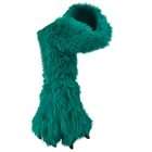 e4Hats Critter Animal Faux Fur Scarf   Turquoise