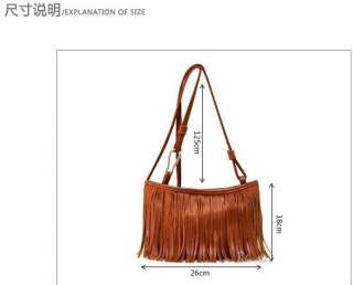   PU leather fringe small handbags girl bag purses handbag shoulder bag