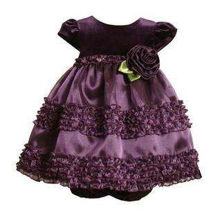 Good Girl Purple Soutache Dress Infant Dress 