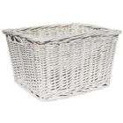 Imagine This Medium Wicker Basket White