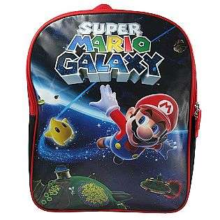 Nintendo Mario Super Galaxy Backpack  Kids Charter Fitness & Sports 