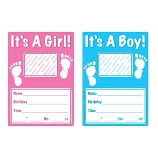 Beistle 54321 Baby Announcement Sign 