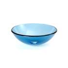   29.5 inch bathroom blue vessel vanities pedestal glass sink combo kk21