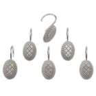 Berkshire Sterling Shower Curtain Hooks   Rustic Stone