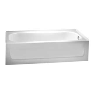   San Marcos 60 ArmorPlus Bathtub with Left Hand Drain   Finish White