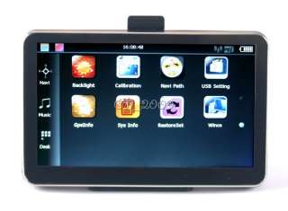 HD Car GPS Navigation 4GB  MP4 FM+Map CE6.0 GPS Receiver  no 