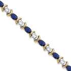 birthstone tennis bracelet is also available with other gemstones