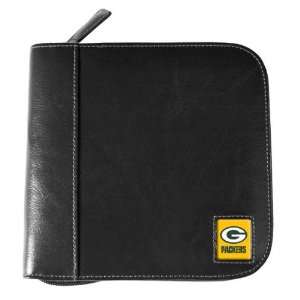 Green Bay Packers Black Square Leather CD Case  Sports 