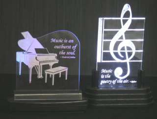 Music Instrument Trophy/Award   Lighted  