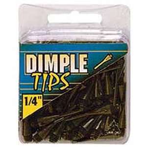  Dimple Tips Black 50 Pack .25 Inch Thread Size Sports 