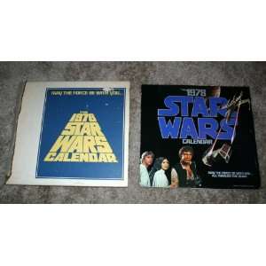  1978 Star Wars Calendar with Original Box 