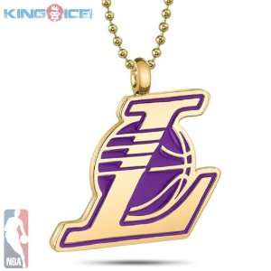    Official NBA Los Angeles Lakers Medallion Necklace Jewelry