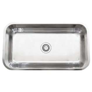   Extra Large Single Bowl Kitchen Sink, Stainless Steel 