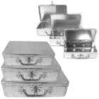   Trademark ToolsT 3 Pc Aluminum Storage Box w/ Lockable Clasp   New