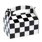   National Costumes 200626 Black and White Check Empty Favor Boxes