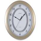 Opal Luxury Time Products Caliber Oval Case Wall Clock in Brown