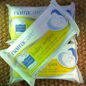   Natracare Organic Cotton Baby Wipes 50 Wipe(s)