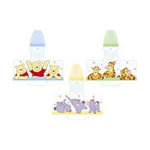  9 Pack of 8 oz. Disney Pooh Slim One Bottles Toys & Games
