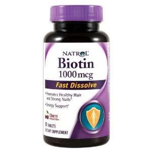  Natrol   Biotin 1000mcg & Fast Dissolve   90 Tabs Health 