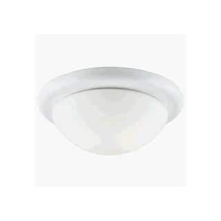    15 Ceiling Light White/Satin White Glass Diameter 8 3/4 Height 4