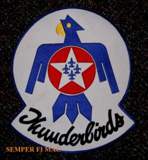 XL US AIR FORCE THUNDERBIRDS 9 JACKET PATCH FLIGHTSUIT  
