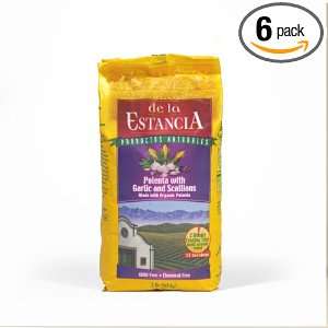   la Estancia Polenta with Garlic and Green Onions, 1 Pound (Pack of 6