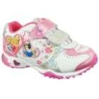 Disney Toddler Girls Princess Athletic Shoe   White