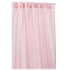 Tadpoles Classics Set of 2 Gingham Rod Pocket Curtain Panels, Pink