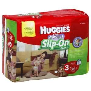 Huggies Little Movers Diapers, Slip on, 3 (16 28 Lb), Disney Winnie 