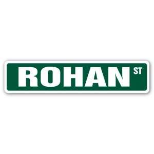 ROHAN Street Sign name kids childrens room door bedroom 