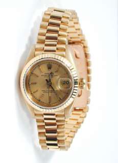 Ladies ROLEX President 18KT Gold Watch  