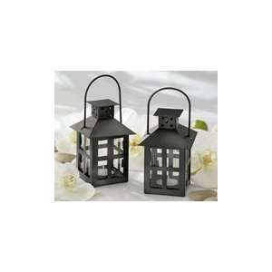  Luminous Black Mini Lantern Tea Light Holder