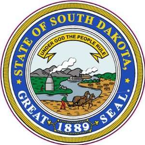  The Great Seal of the State of South Dakota United States 