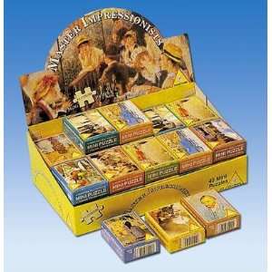  Master Impressionists Mini Puzzles   40 count Toys 
