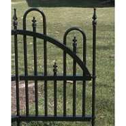 Roxbury Garden Fence End Panel 