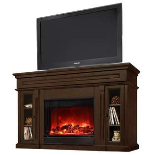    Real Flame Lannon Espresso Electric Fireplace 