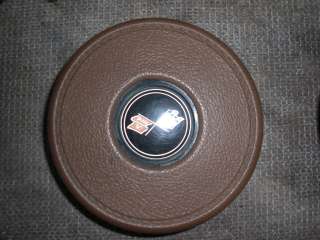 1976 Corvette Horn Button Center Cap with Emblem SADDLE  
