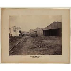  Government hay barns,Alexandria,Virginia,VA,1863