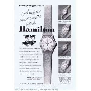   your Graduate Amercas Most Wanted Watch Vintage Ad 