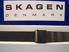 Skagen Watch Band 380 19mm Lds Black Mesh Screw Attachd