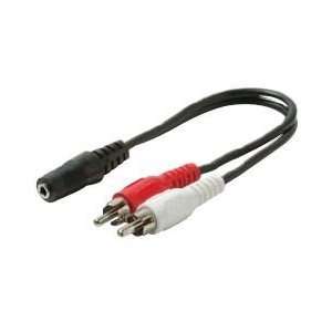   in 3.5mm Female to Dual RCA Male Stereo Audio Adapter Y Cable (1F/2M