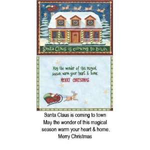  Santa Claus Night Boxed Christmas Cards   Teresa Kogut   Legacy 