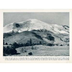  1912 Print Mount St Helens Black Butte Washington Pacific 