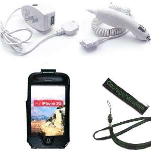   case for iphone 3G + Car Charger + Travel Charger Cell Phones