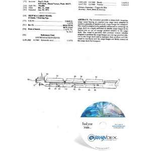  NEW Patent CD for DEEP SEA CARGO VESSEL 