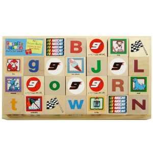  NASCAR #9 Kasey Kahne Wooden Racing Alphabet Blocks 