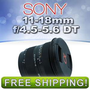 Sony SAL 1118 11 18mm f/4.5 5.6 DT Lens New 027242694293  