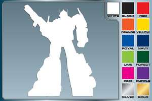OPTIMUS PRIME Silhouette cut vinyl decal Transformers  