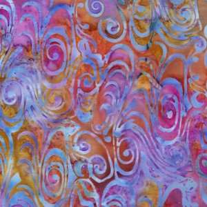   aqua swirls on purple and fuchsia background Arts, Crafts & Sewing